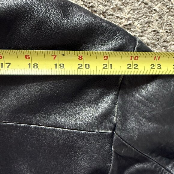 Vtg 90s Wilsons Pelle Studio Leather Thinsulate Lined Bomber Jacket Men’s XLT - Picture 5 of 16